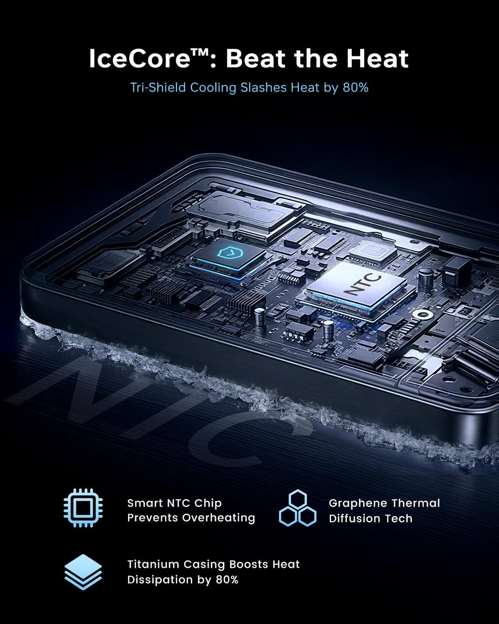 18N magnetic hold securely snaps to iPhone for steady support.