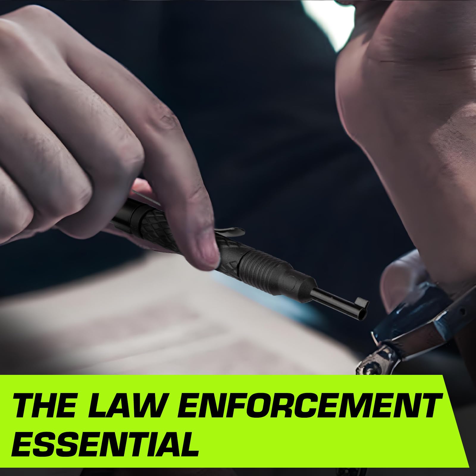 Ullnosoo two-piece pocket handcuff key pack shown for standard cuffs