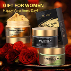ulluxe Dead Sea Mud mask jar for deep cleansing and smooth skin