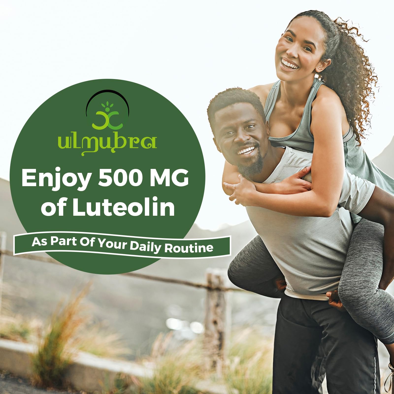 Ulmubra Liposomal Luteolin box and label for clear product details