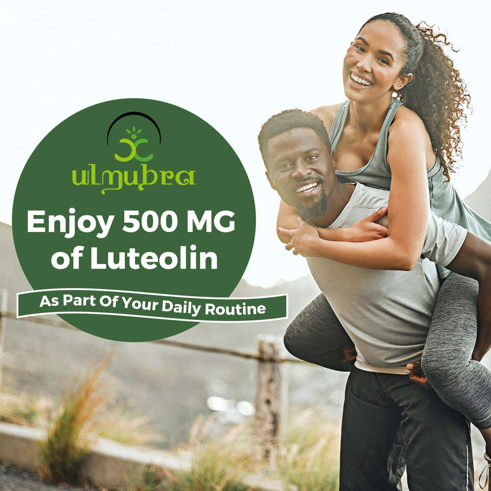 Ulmubra Liposomal Luteolin box and label for clear product details