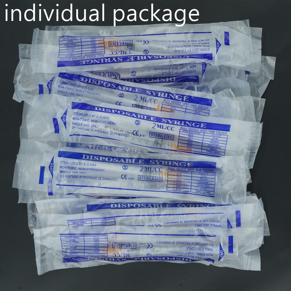 Individually packaged Ulove Prs syringes for cleanliness and convenience.
