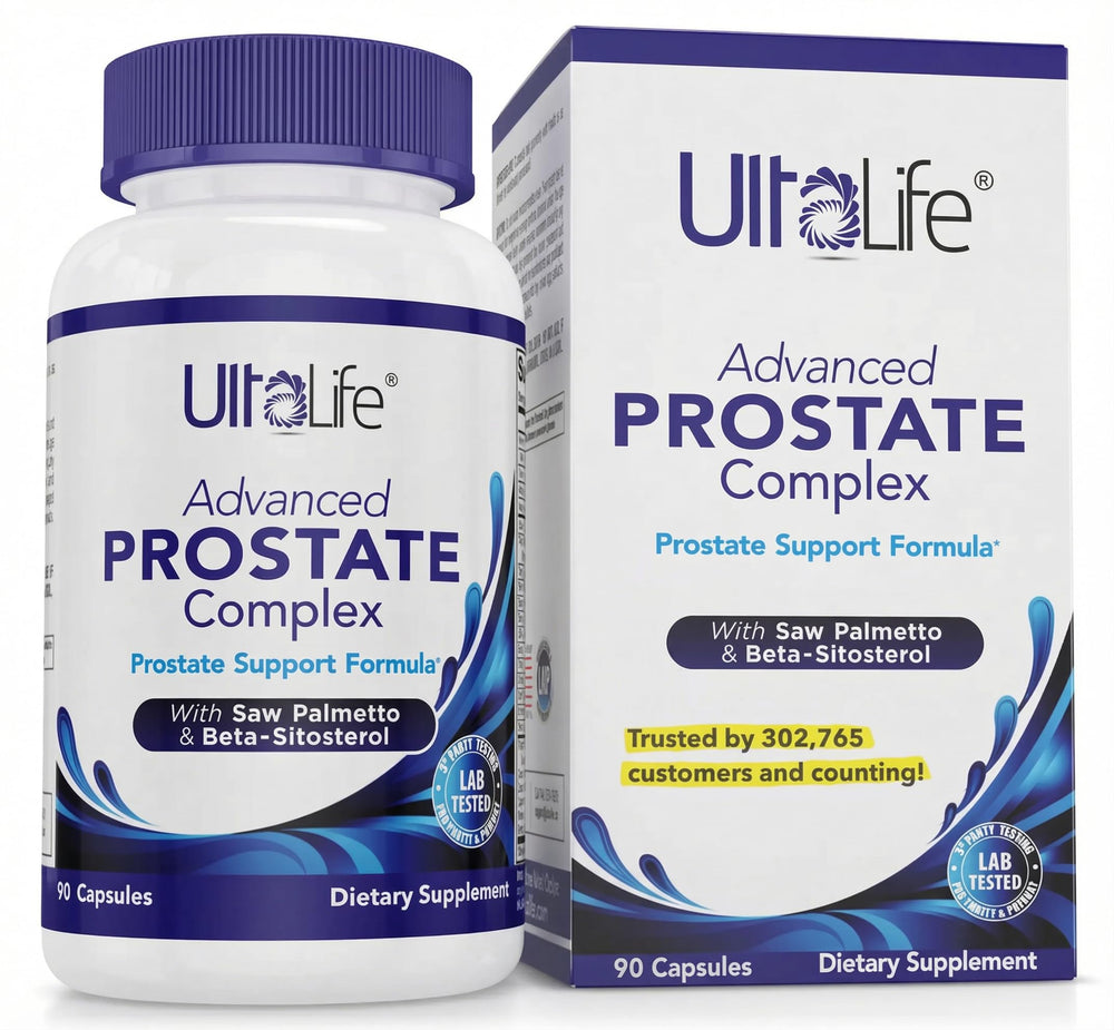 ULTALIFE Advanced Saw Palmetto bottle ready for daily urinary comfort support
