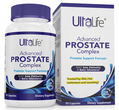 ULTALIFE Advanced Saw Palmetto bottle ready for daily urinary comfort support