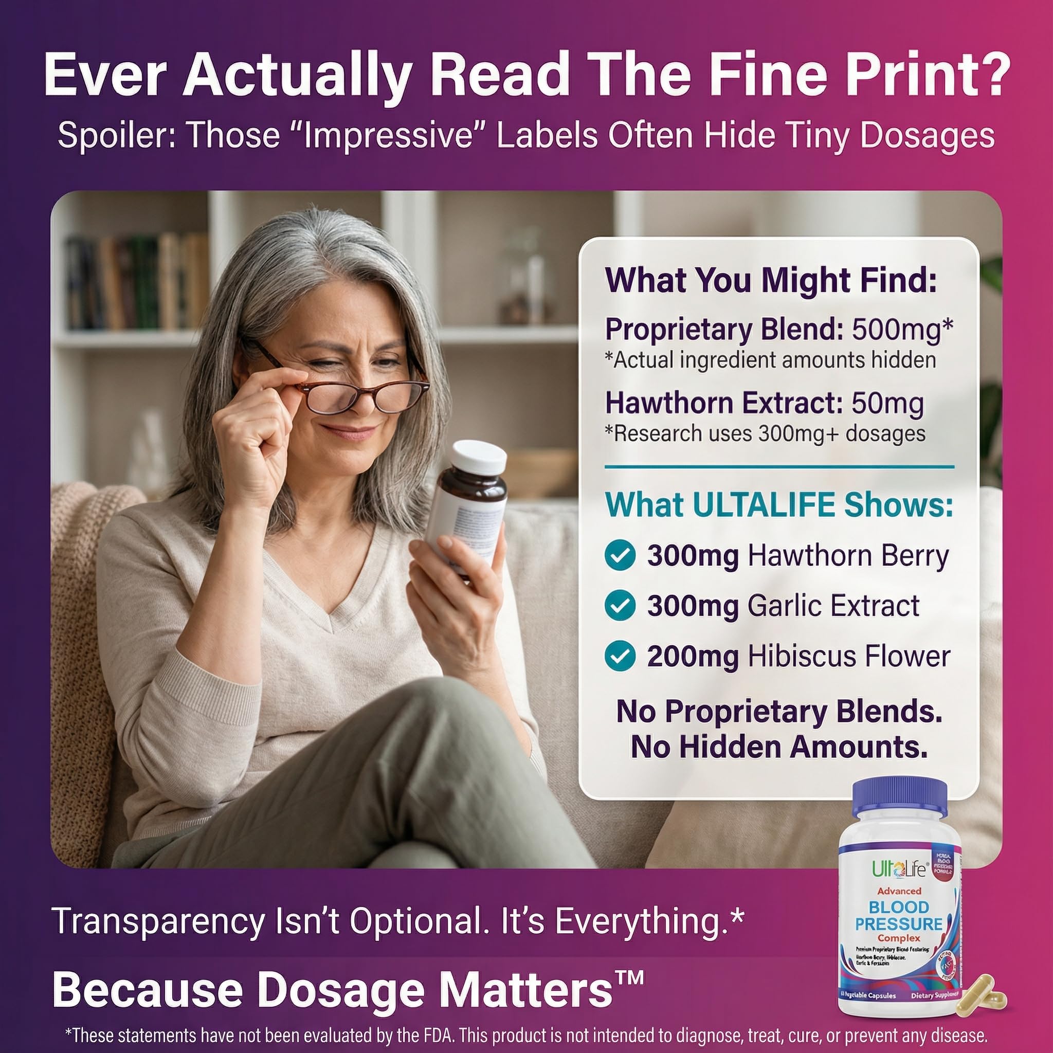 ULTALIFE hawthorn berry capsules highlighting circulation support