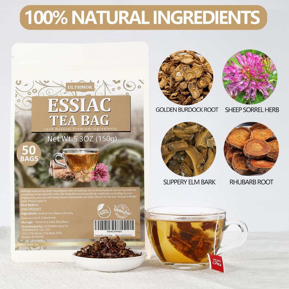 ULTHMOK classic Essiac ratio for a harmonious brew.