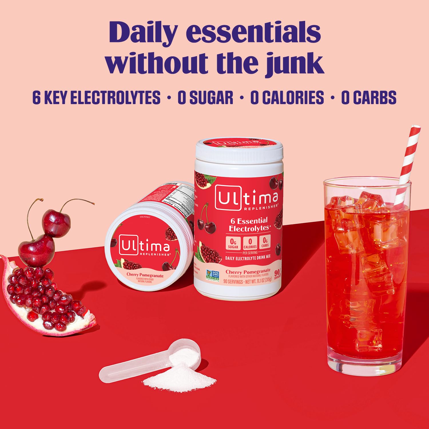 Ultima Replenisher canister side view highlighting compact home hydration solution.