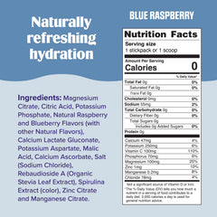Ultima Replenisher daily electrolyte bottle front shows ingredients.