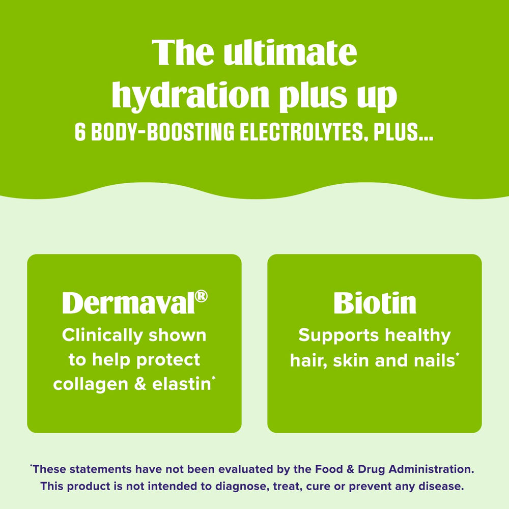 Dermaval ingredient highlight with Ultima Replenisher packaging implying collagen support.