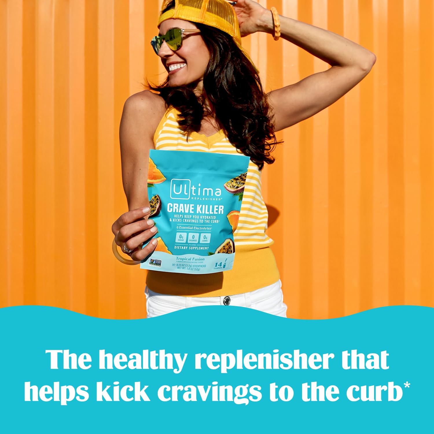 Ultima Replenisher electrolytes six minerals stickpack supports balanced hydration