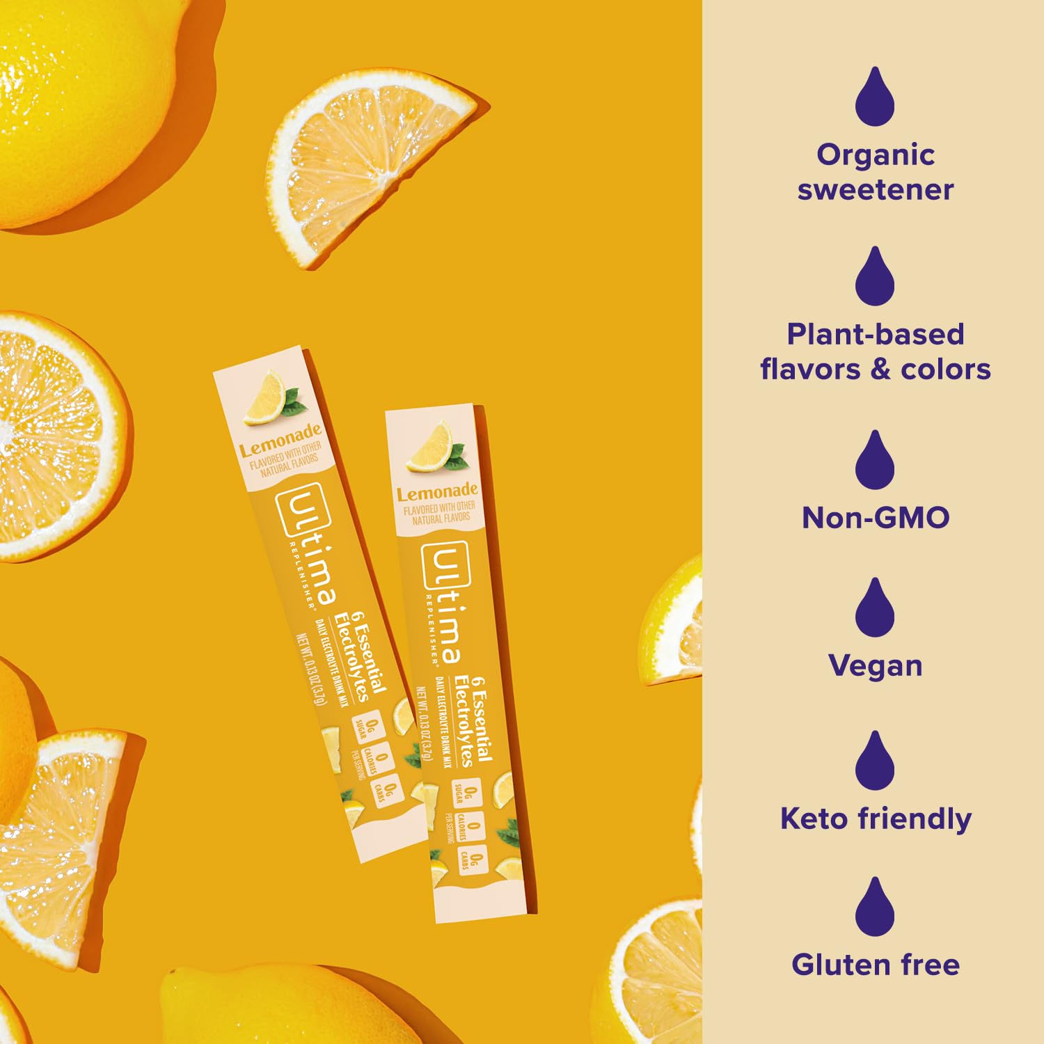 Ultima Replenisher vitamin C and zinc support daily electrolyte routine