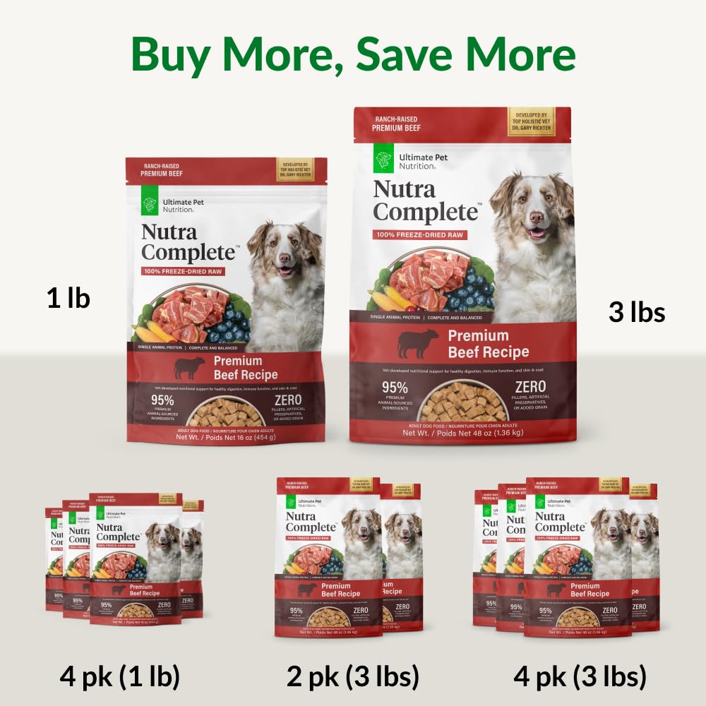 ULTIMATE PET NUTRITION Nutra Complete-mixer-use is easy to boost meals without overfeeding