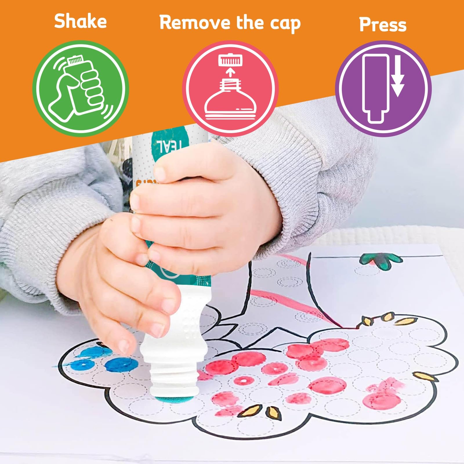 Ultimate Stationery preschool classroom essential for dot art and interactive learning.