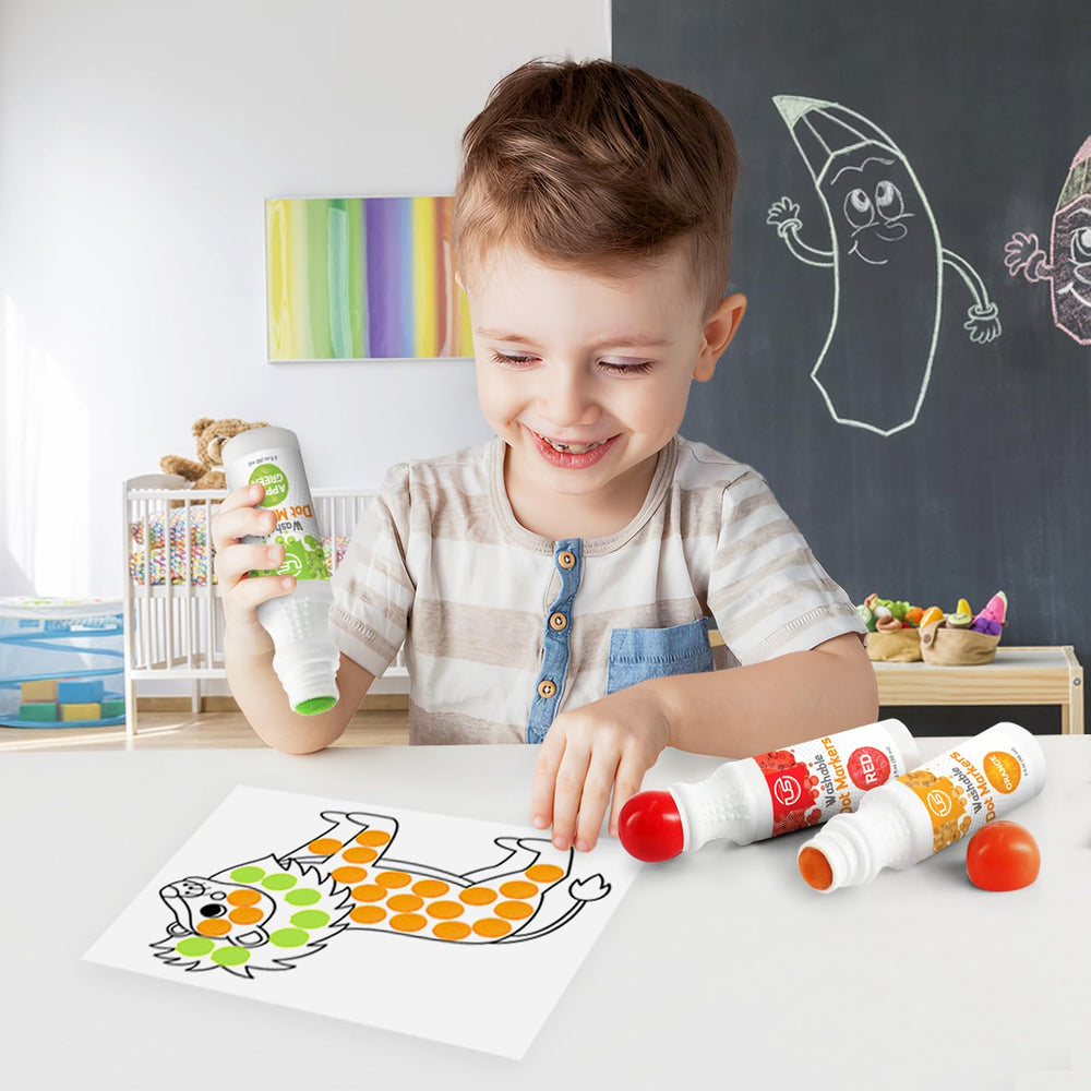 Ultimate Stationery toddler art dot coloring supports fine motor skills in kids.