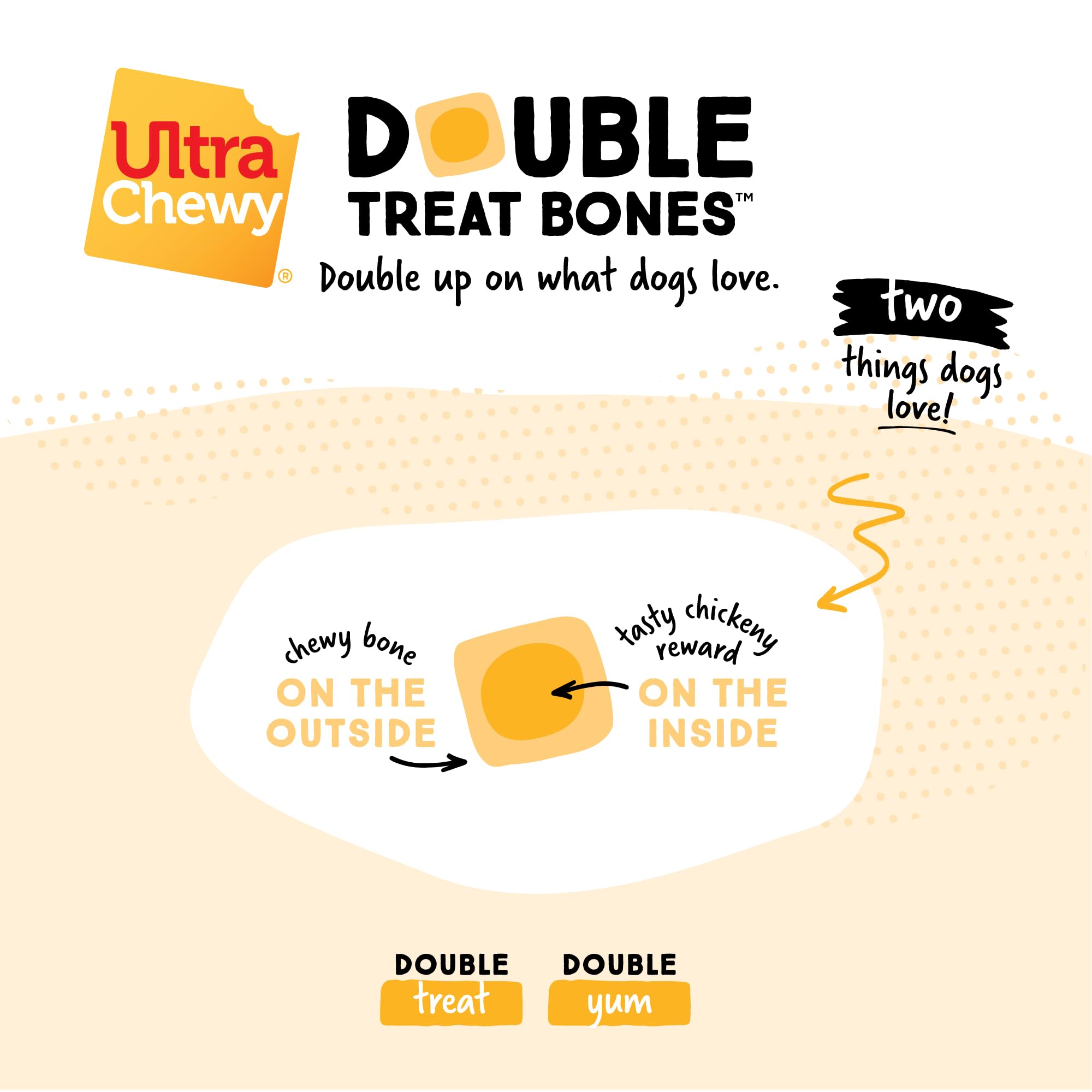Ultra Chewy product proudly made in the USA with quality ingredients.