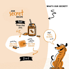 Ultra Chewy Peanut Butter Double Treat Bones highly digestible and rawhide-free.