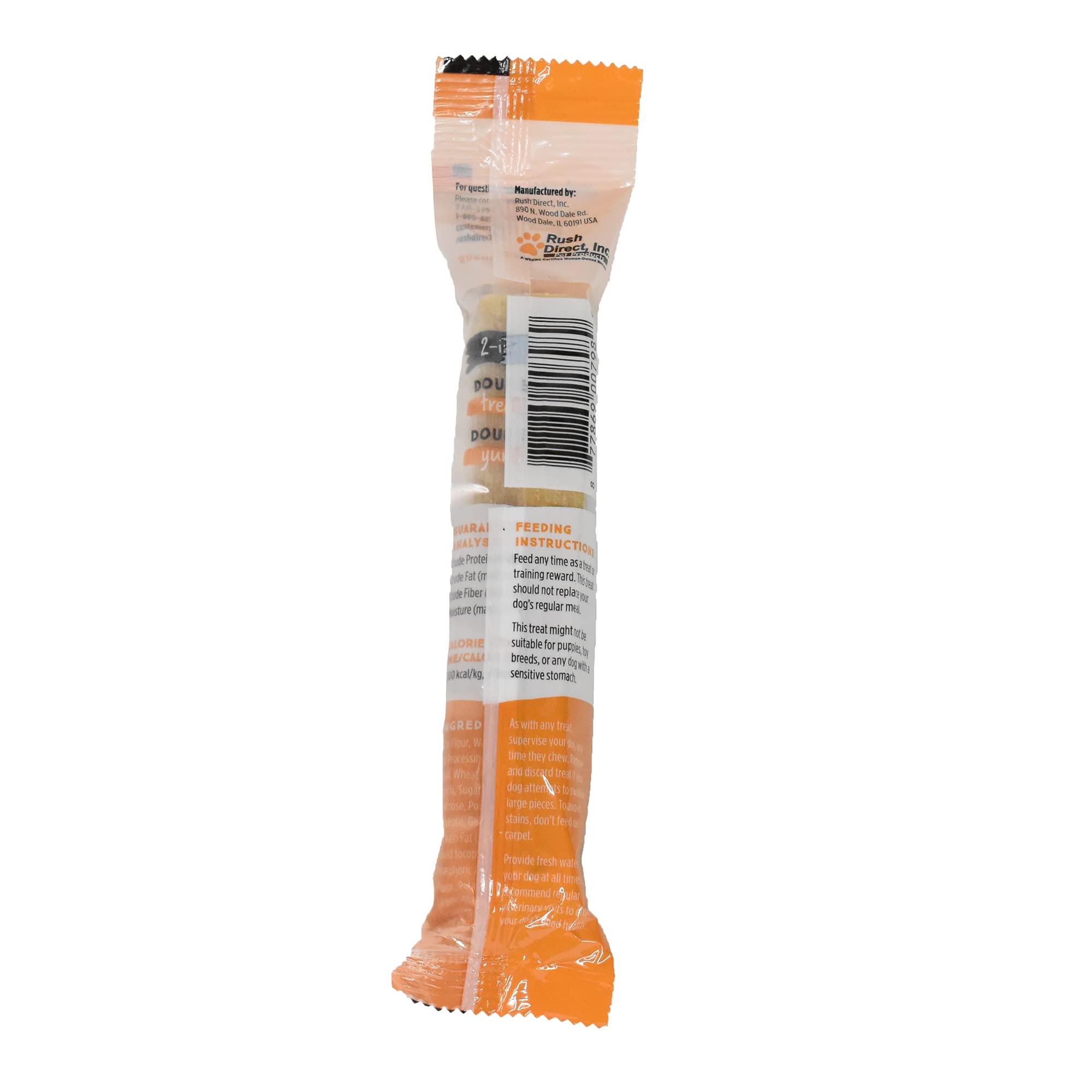 Ultra Chewy Peanut Butter Double Treat Bones made in USA.