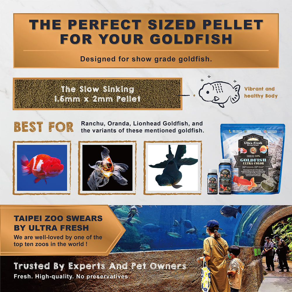 Ultra Fresh amélioration couleur goldfish pour teintes plus vives.
