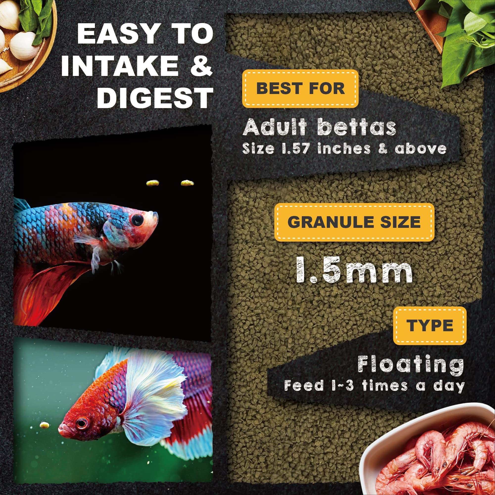 Ultra Fresh Betta water care probiotic detail image demonstrating water-cleaning potential
