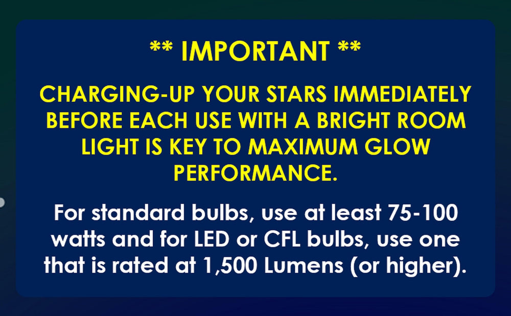 Ultra-Glow Super Stars multi-colored stars add playful color to kids rooms.