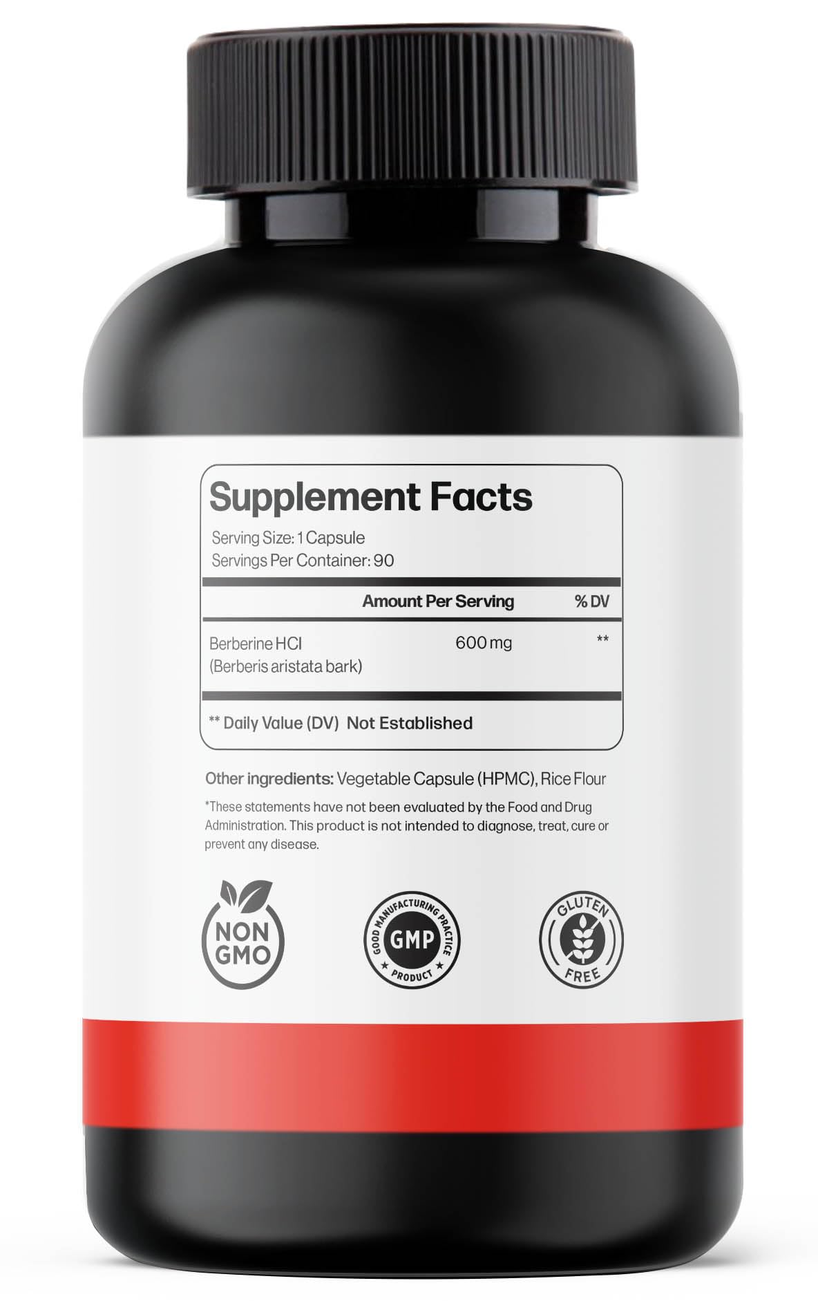 USA-made Ultra6 Berberine capsules on a premium display.