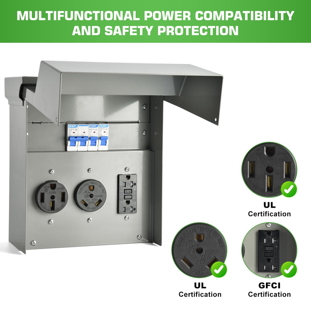 Umaogus rv panel with silver-plated contacts for efficient transmission