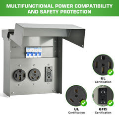 Umaogus rv panel with silver-plated contacts for efficient transmission
