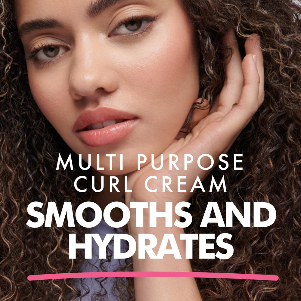 Umberto Giannini Creme De Curl Cream offers heat protection during styling