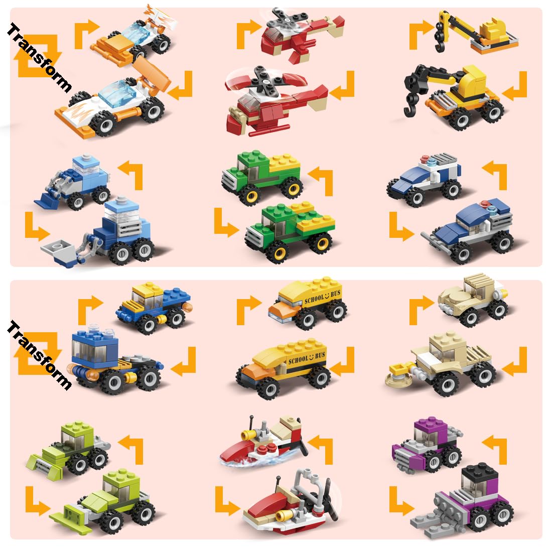 UMEELR colorful cars foster color shape recognition and hands-on STEM skills.