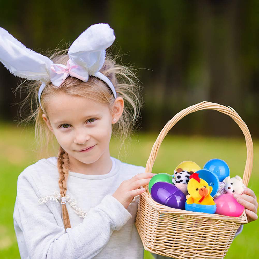 UMEELR Easter eggs with bear puppet for comforting stories and imaginative adventures