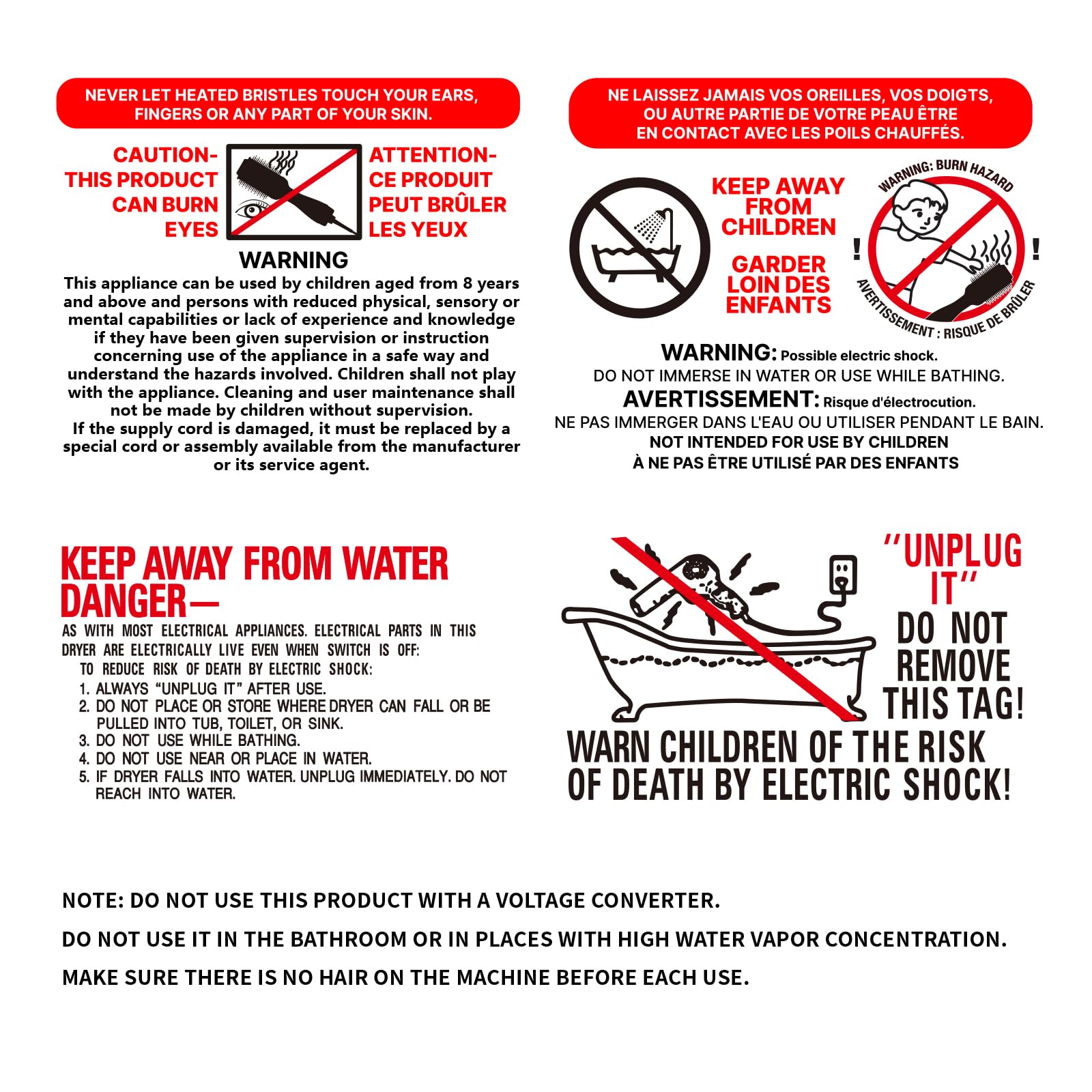 Umeely safety features with ETL-certified US plug