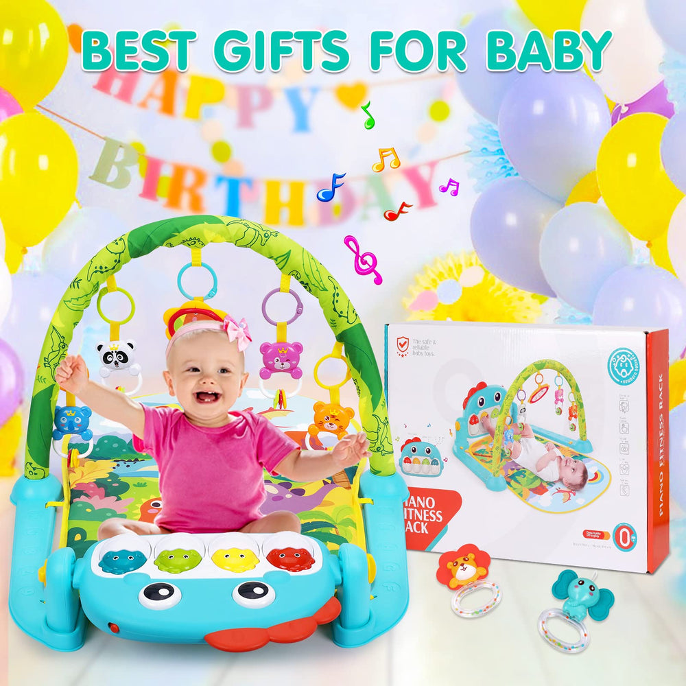 UMIKU Baby Gym soft fabric offers gentle, cozy contact.