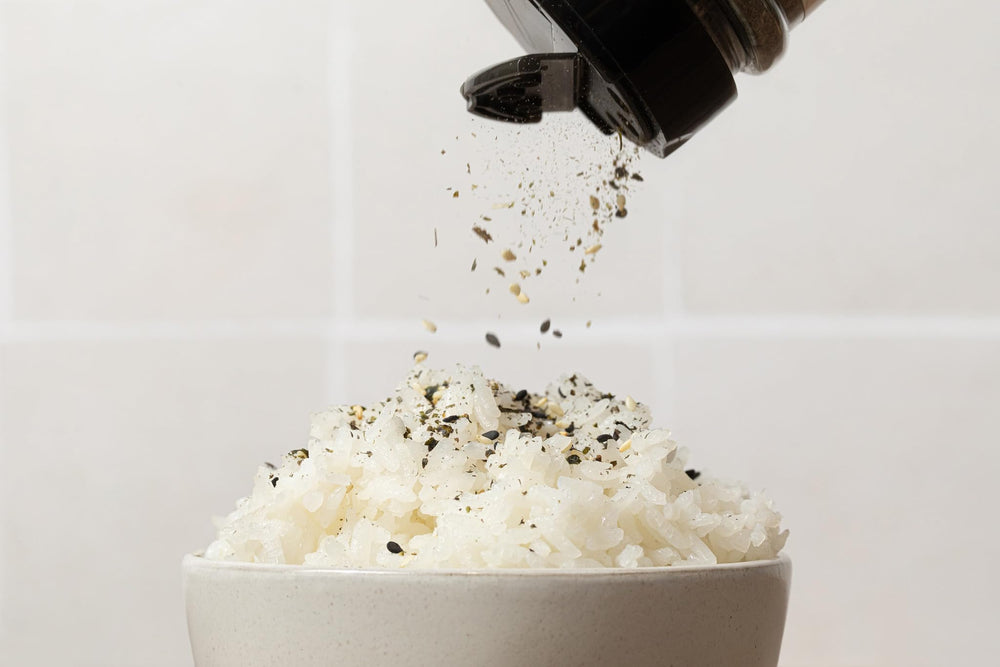 Cozy kitchen scene featuring Umino Furikake for everyday meals