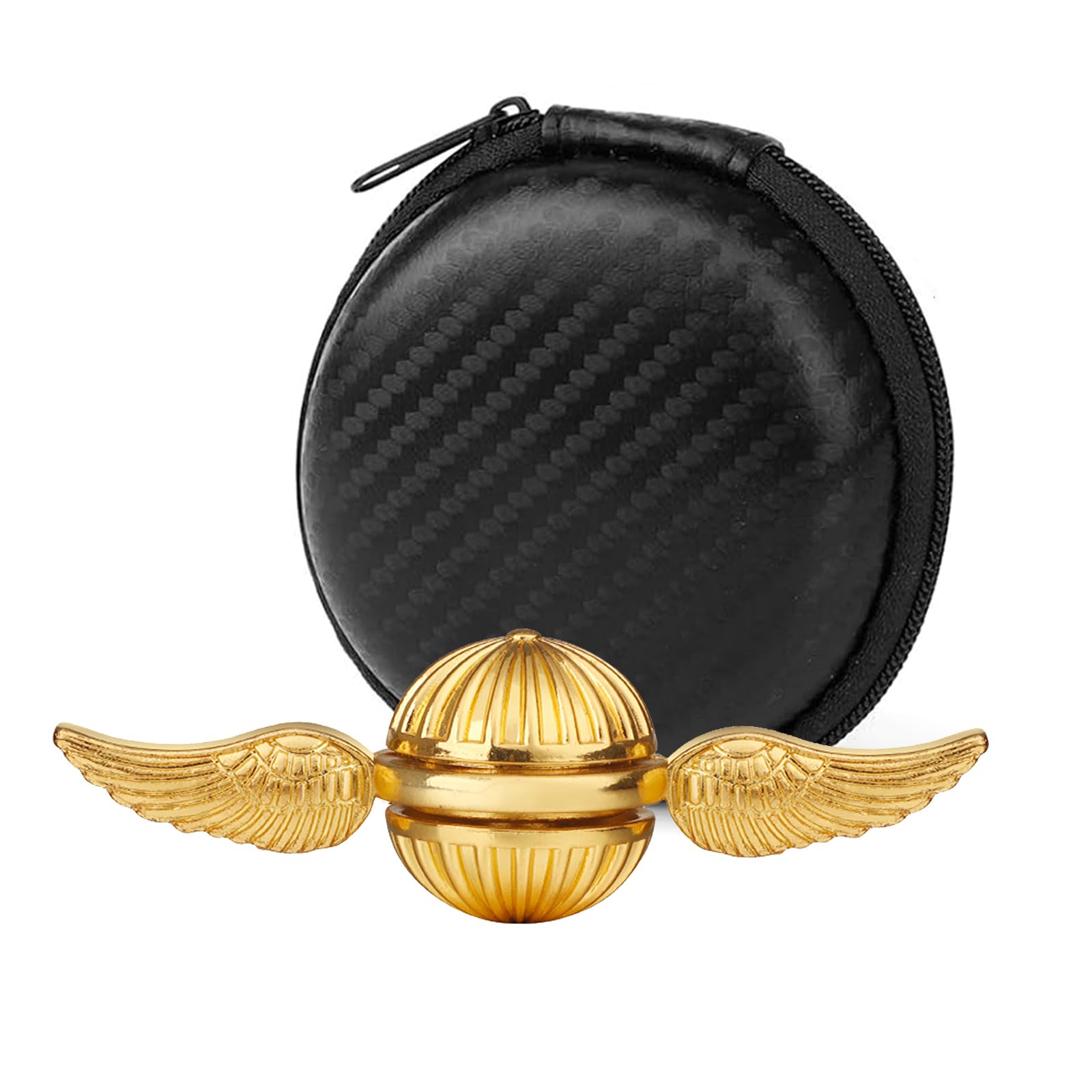 Umnodobn gold orb spinner front view promotes focus