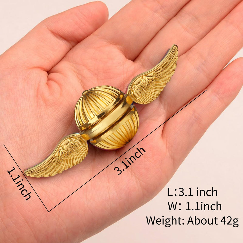 Umnodobn gold metal body spinner detail for smooth spin