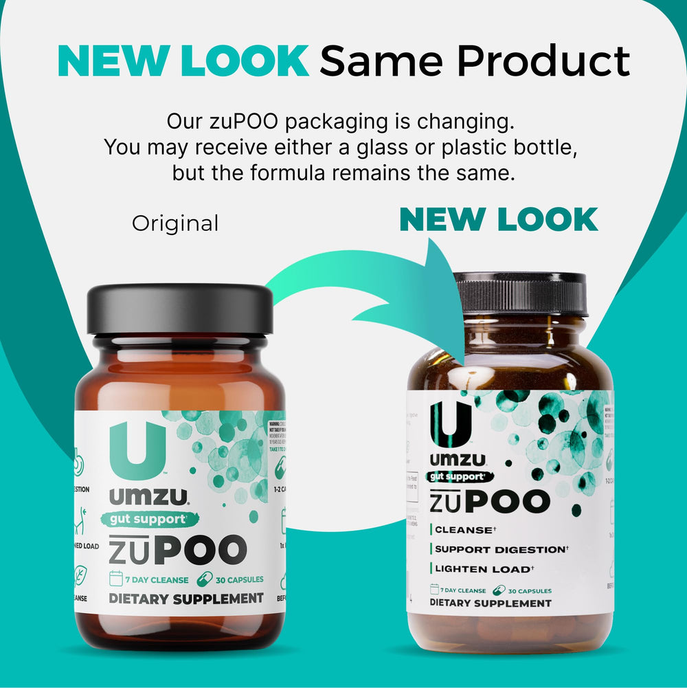 UMZU zuPOO 7-day cleanse packaging concept on shelf