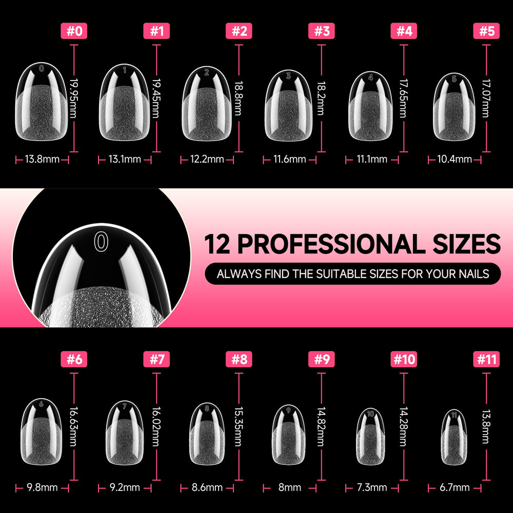 UNA GELLA 12-size box keeps tips ready for professional use