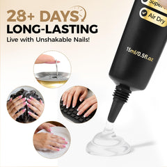UNA GELLA 2-pack nail glue tubes for DIY nails