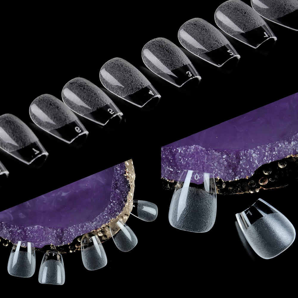 UNA GELLA 216-piece pack for versatile DIY nail options.