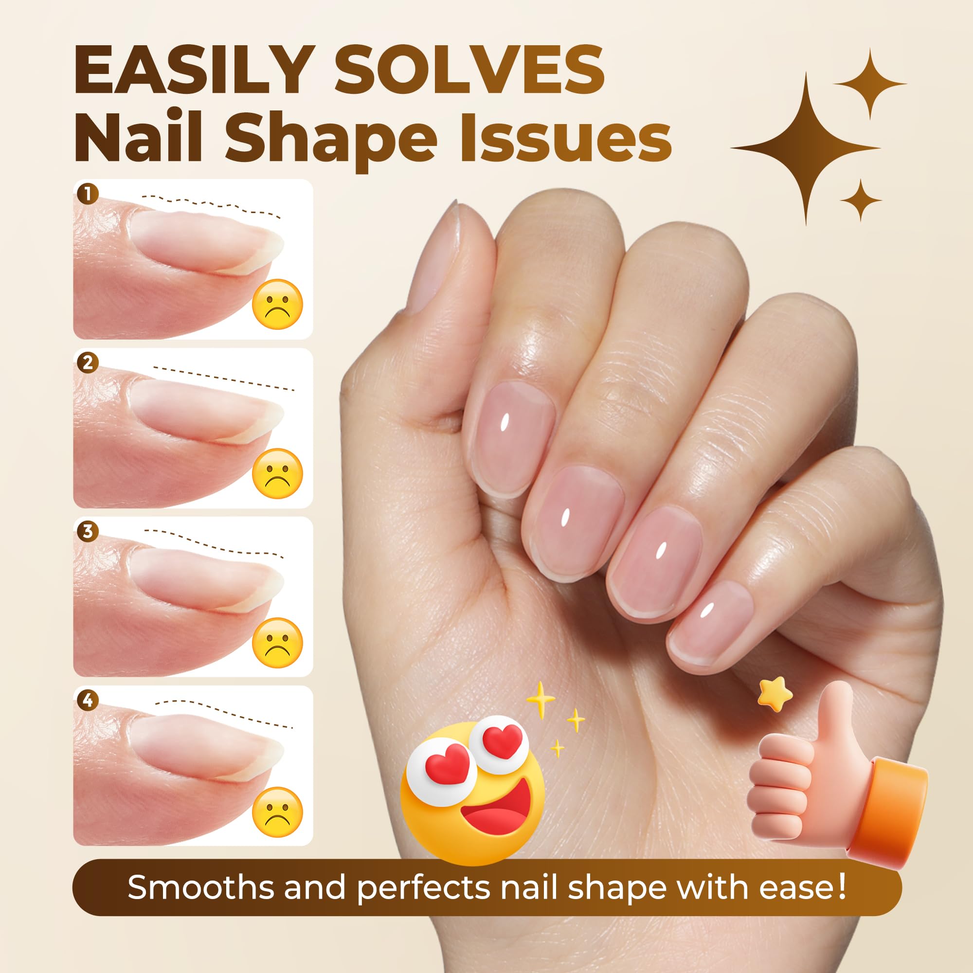 UNA GELLA 9 in 1 glue built-in brush detail for accuracy.