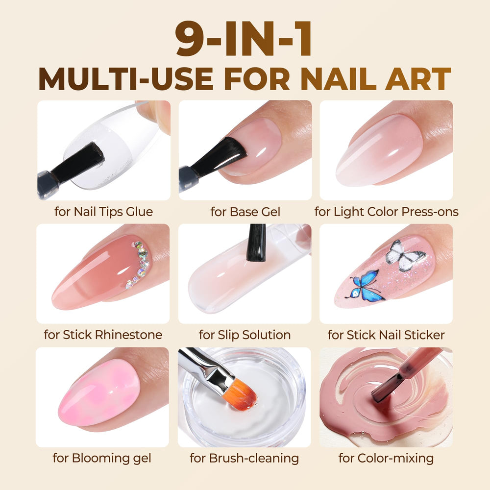 UNA GELLA 9 in 1 glue for rhinestones and accents.