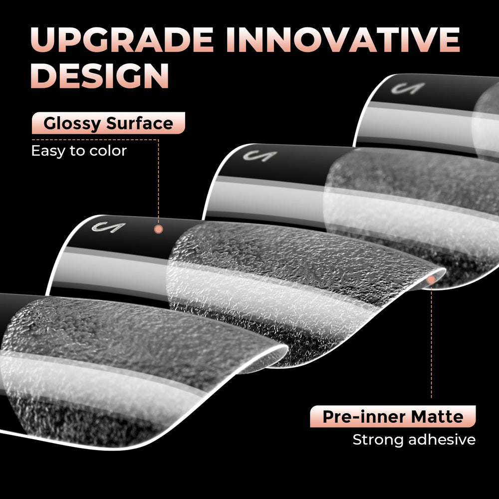 UNA GELLA bendable tips ready to reshape for personalized length