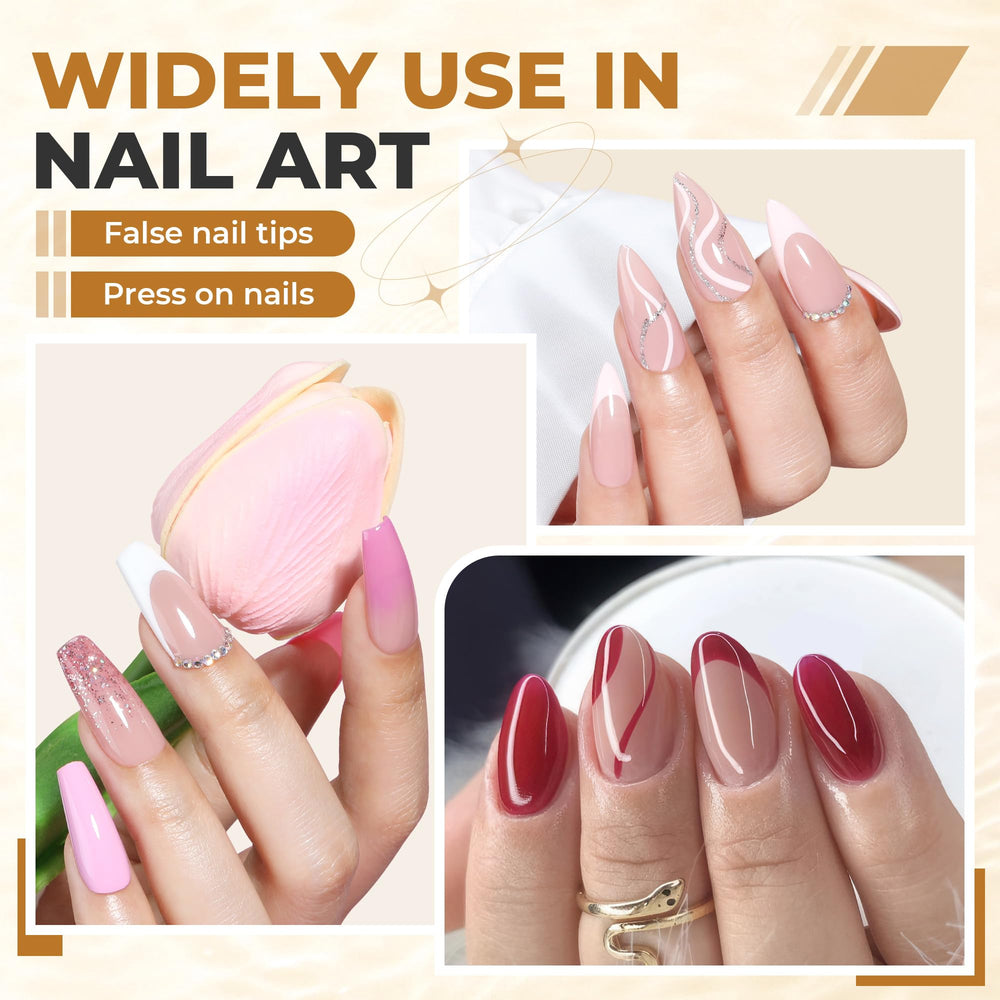 UNA GELLA compact 5ml bottle ideal for on-the-go nails.