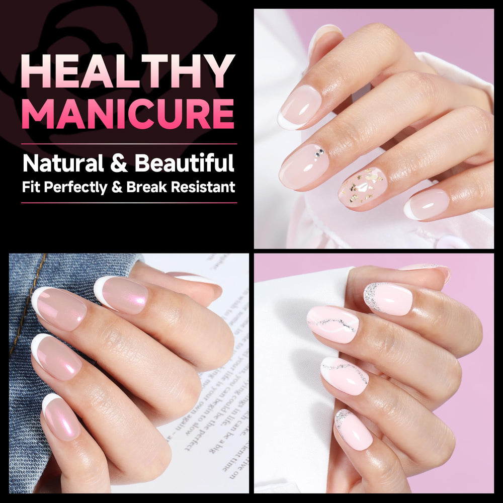 UNA GELLA crease-free nail tips deliver seamless extensions with lasting brightness