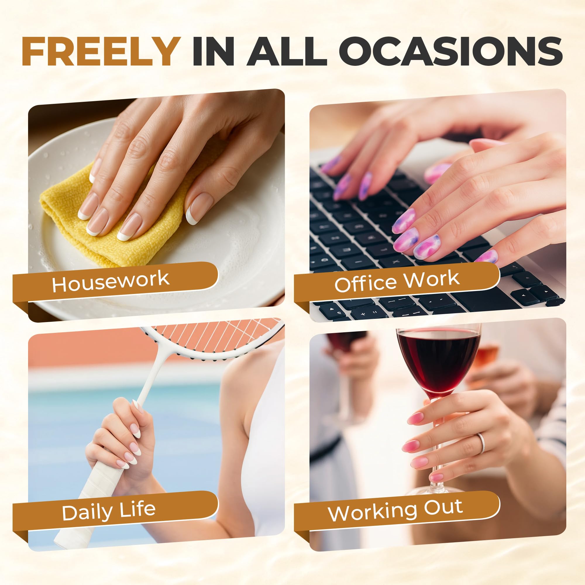 UNA GELLA easy removal option after long-lasting wear.