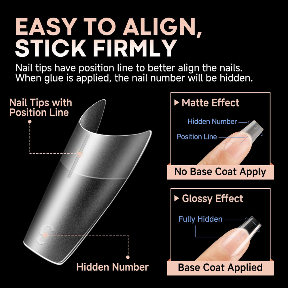 Double-sided matte texture improves base coat adhesion and finish