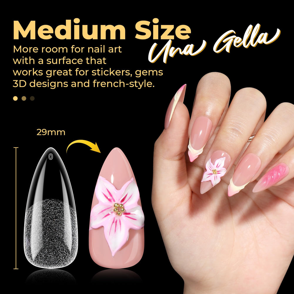 UNA GELLA long-lasting tips can stay up to four weeks with proper use