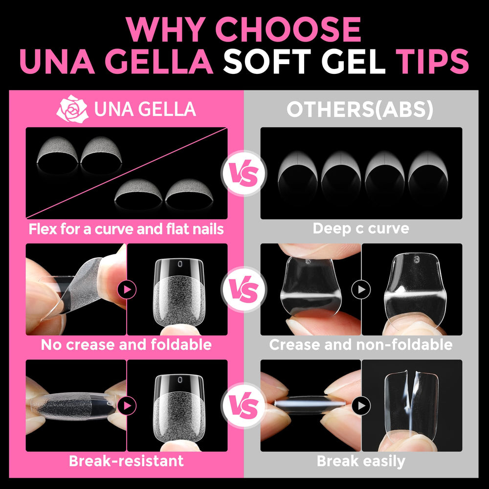 UNA GELLA long-lasting tips up to 21 days.