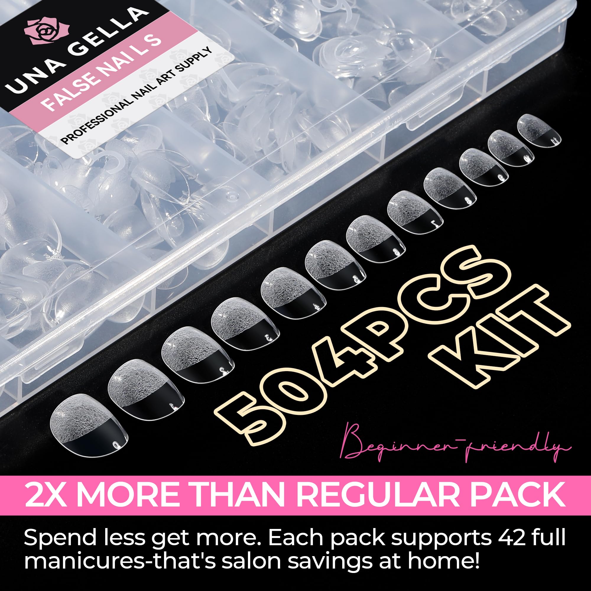 UNA GELLA long-lasting wear up to four weeks with proper application.