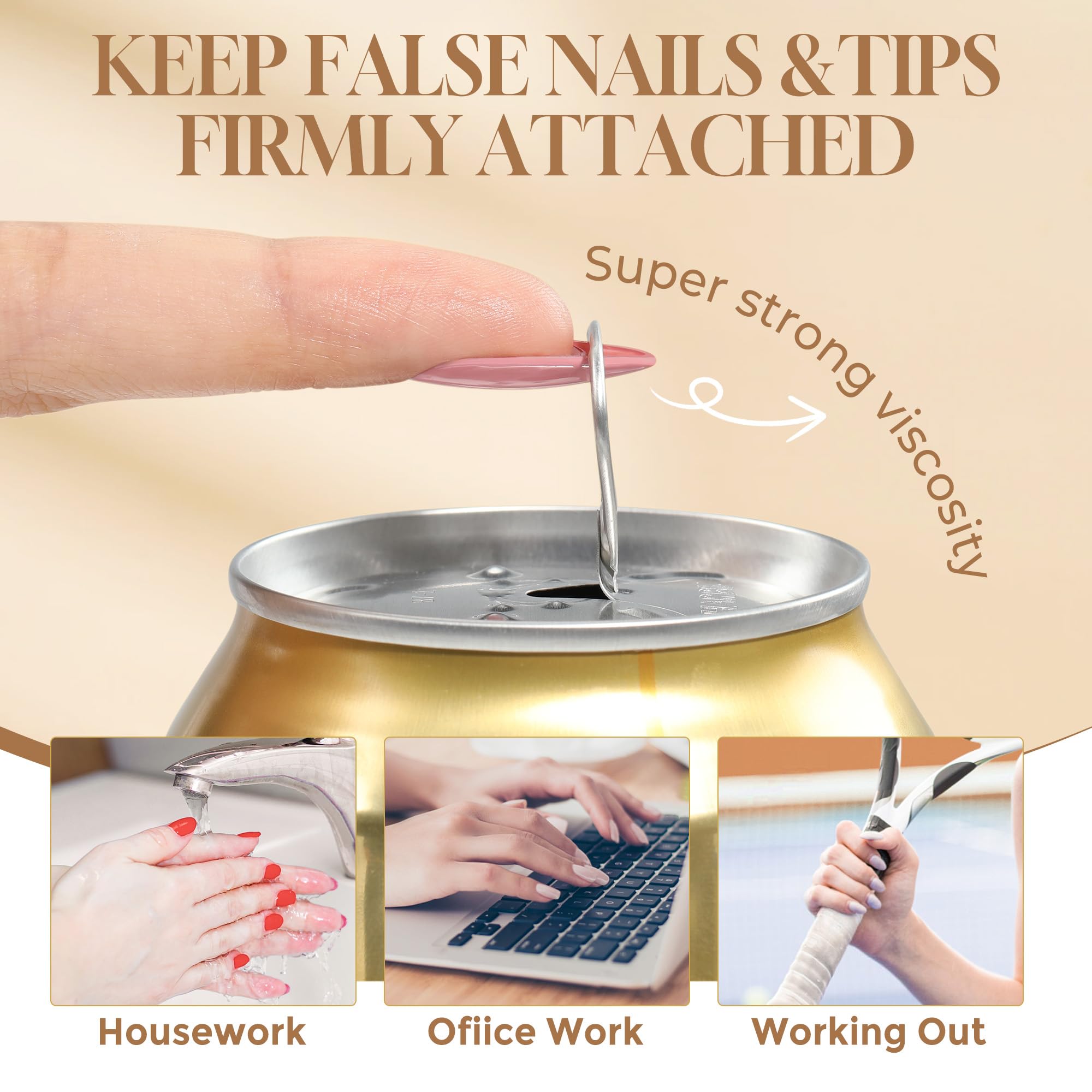 UNA GELLA low-odor formula with easy removal after use.